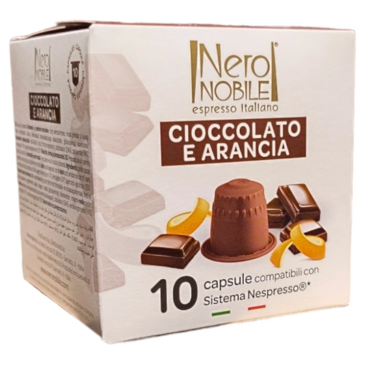 Cápsula Chocolate caliente y naranja – Nero Nobile