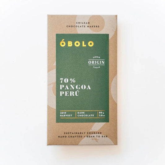Chocolate en barra sabor 70% Pangoa Perú 80 gramos