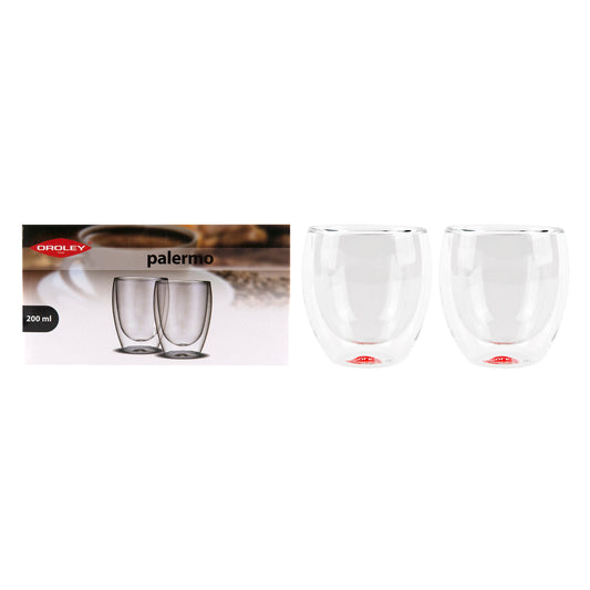 Set 2 vasos doble fondo Palermo 100ml – Oroley