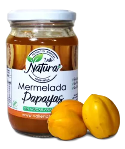 Mermelada Papaya sin azúcar - Valle natura