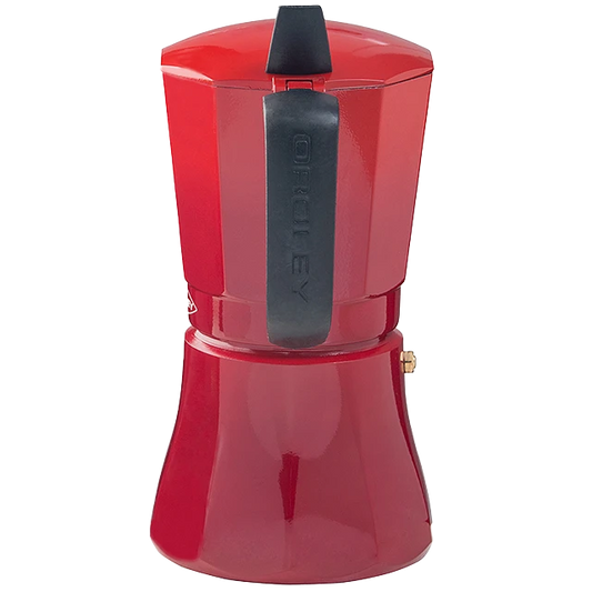 Cafetera italiana Petra roja 6 tazas – Oroley
