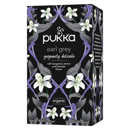 Té negro Earl Grey orgánico - Pukka