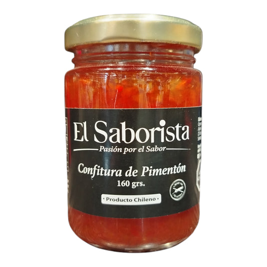 Confitura de pimentón 160 gramos en frasco