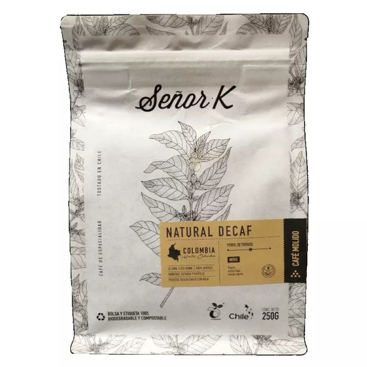 Café descafeinado Colombia molido – Señor K