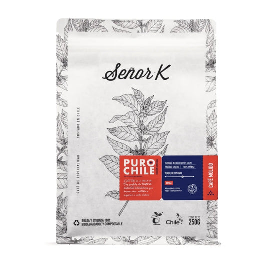 Café en grano Blend Colombia Lavado Puro Chile 250 gramos