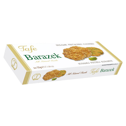Barazek galleta de sesamo y pistacho 55 gramos - Tafe