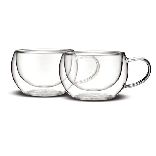 Set 2 tazas doble fondo Toscana 250 ml - Oroley