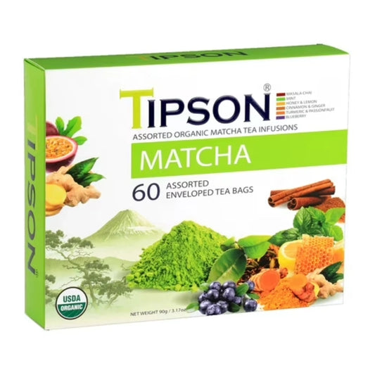 Caja 60 bolsitas Matcha surtido – Tipson