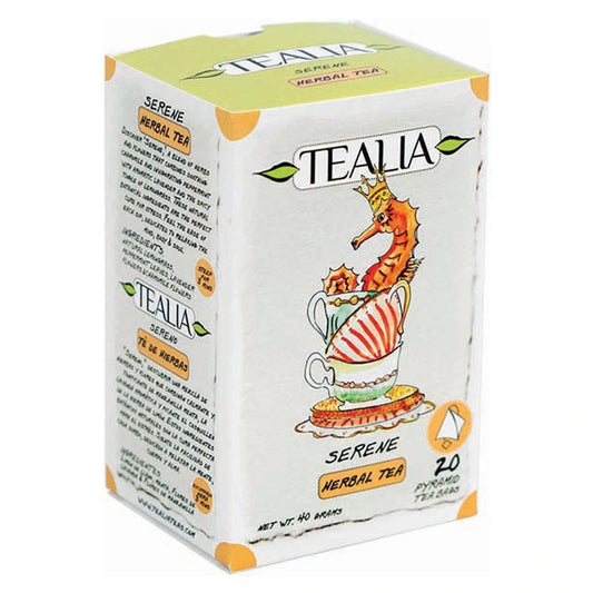Caja con Infusión herbal Serene 20 bolsas de pirámides