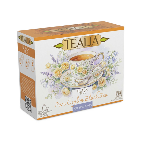Gift Box Pure Ceylon Black Tea 100 bolsitas deTé negro puro.