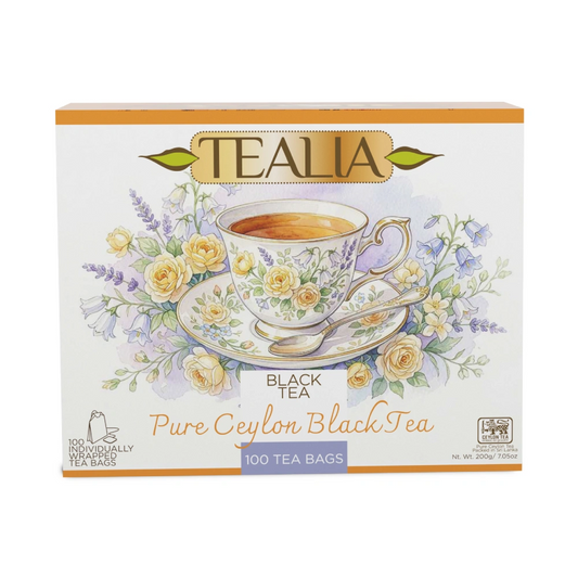 Gift Box Pure Ceylon Black Tea 100 bolsitas deTé negro puro.