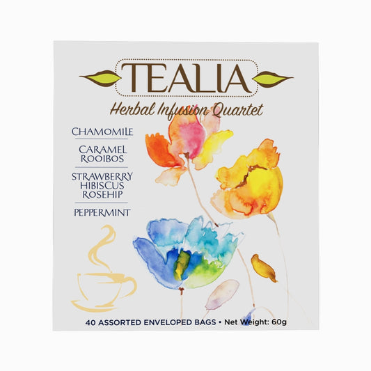 Gift Box Herbal Tea Quartet 40 bolsitas de infusiones surtidas