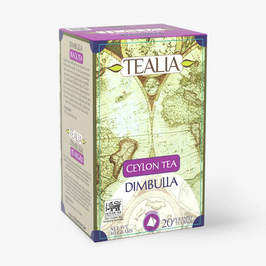 Regional Pyramid Tea Dimbulla con té negro en 20 bolsas de piramides