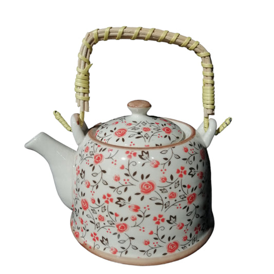 Tetera de ceramica Floral