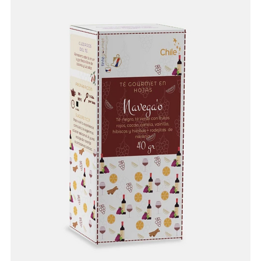Té con sabor Navegao 40 gramos de té en hoja
