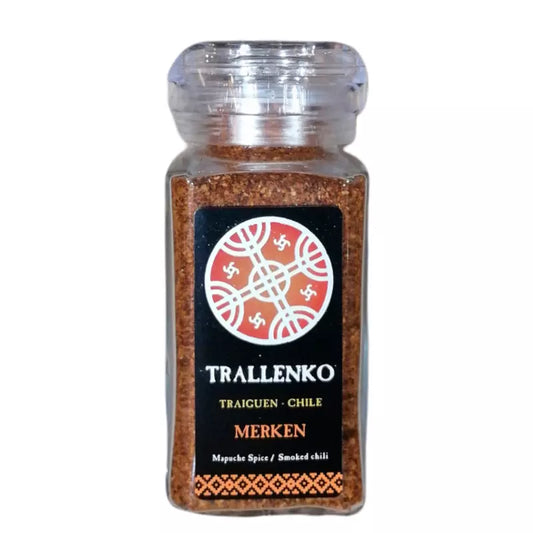 Merkén ahumado frasco 60 gramos en frasco