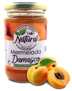 Mermelada Damasco sin azúcar - Valle natura