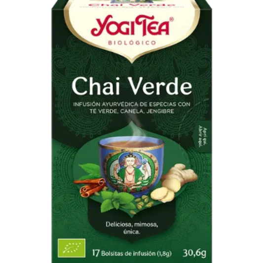 Té verde Chai orgánico Green Chai 17 bolsitas