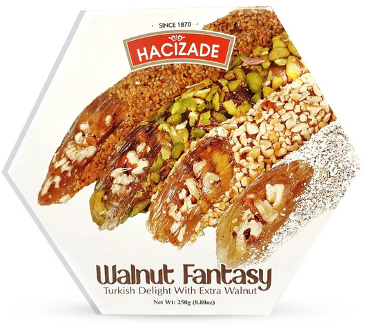 Delicia turca surtida Walnut Fantasy 250 gramos - Hacizade